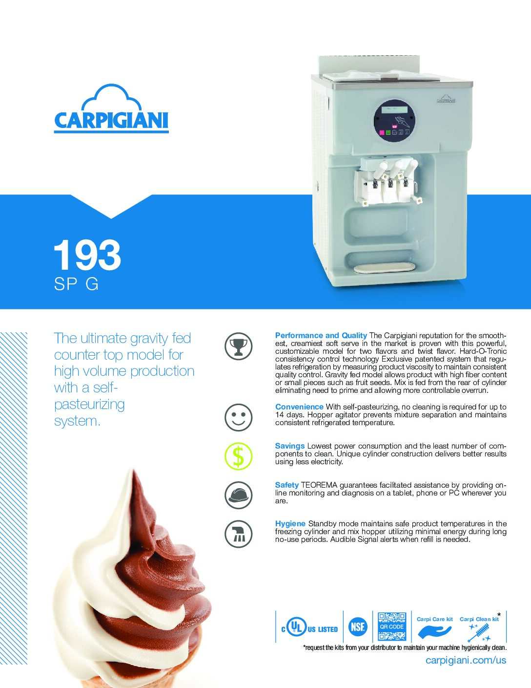 Soft Serve Machine Supreme Restaurant Equipment