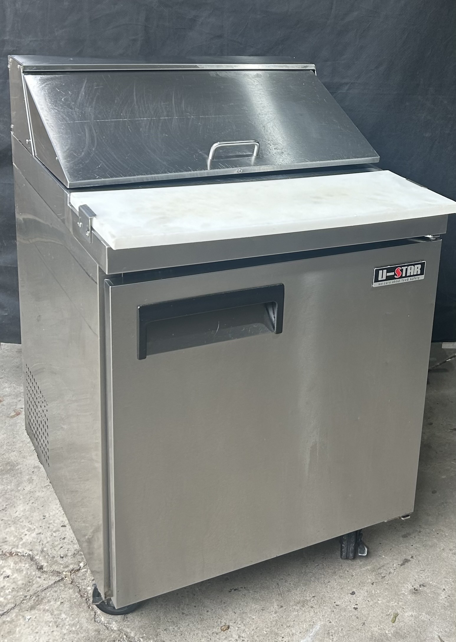Used Ustar 28" Sandwich Unit Supreme Restaurant Equipment