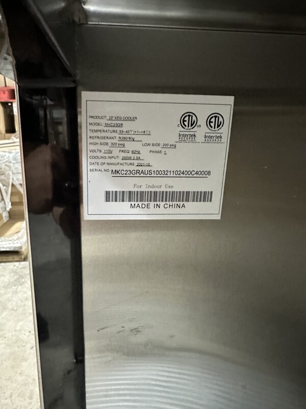 USED Draft Beer Cooler, Atosa $1,200 - Image 4